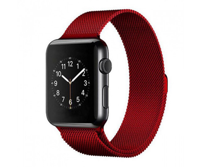 Ремешок Apple Watch 38mm Milanese Loop Red